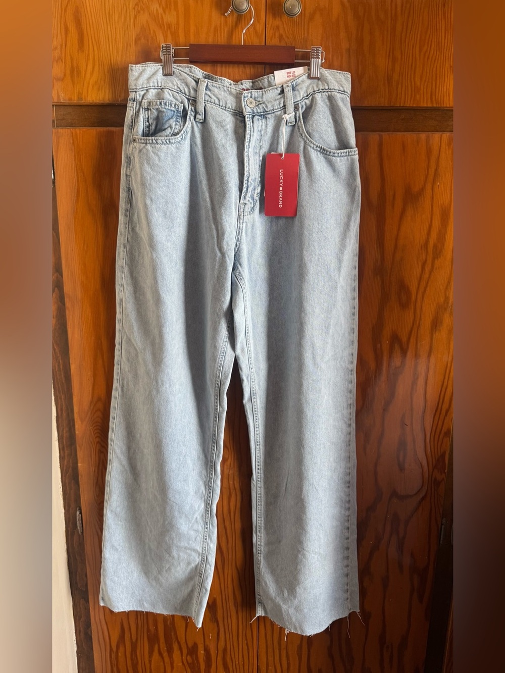 Light Blue women’s  wide Leg Jeans